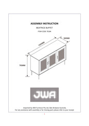 JWA BEATRICE 70184 Assembly Instruction Manual