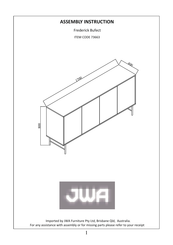 JWA Frederick 73663 Assembly Instruction Manual