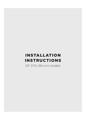 Belling DF GTG Installation Instructions Manual