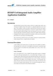 Holtek HT66FV1 0 Series Application Manualline