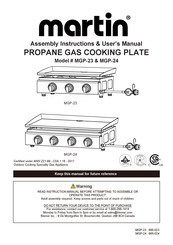 Martin MGP-24 Assembly Instructions & User Manual