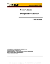 RHINO Ceros Chassis User Manual