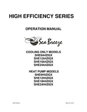 Sea Breeze SHE24A4ZIGX Operation Manual
