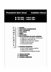 BNT PRO-200Q Installation Manual