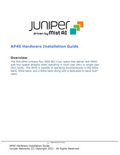 Juniper AP45 Hardware Installation Manual