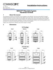 CommScope NOVUX Large Installation Instructions Manual