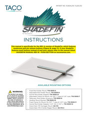 Taco Marine SHADEFIN T10-3000-7 Instructions Manual