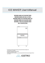 Icetro IM/WM-0460-AC User Manual