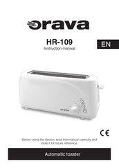 Orava HR-109 Instruction Manual