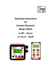 Kobold E R Series Operating Instructions Manual