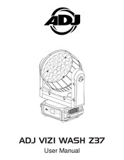 ADJ VIZI WASH Z37 User Manual