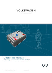 Volkswagen VAS 6558A/38 Operating Manual