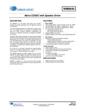 Cirrus Logic WM8940 Manual
