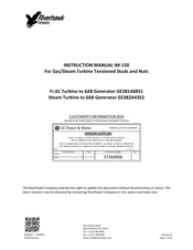 riverhawk IM-150 Instruction Manual