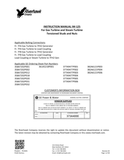riverhawk IM-125 Instruction Manual