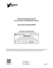 riverhawk IM-139 Instruction Manual