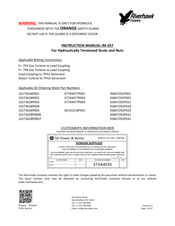 riverhawk IM-257 Instruction Manual