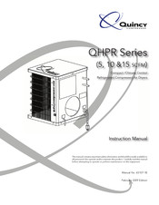 Quincy Compressor QHPR Series Instruction Manual