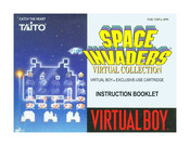 Taito Virtual Boy Space Invaders Instruction Manual