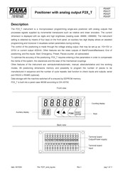 FIAMA P2X3T Quick Start Manual