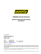 evertz 7882DM2-LB4-CA2-ASI Series User Manual
