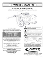 Fimco 5303636 Manual