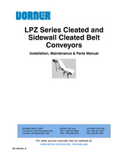 Dorner LPZ Series Installation, Maintenance & Parts Manual