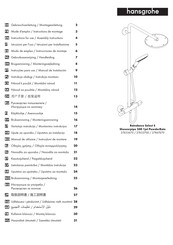 Hans Grohe Raindance Select S Showerpipe 240 1jet PowderRain 27867670 Instructions For Use/Assembly Instructions