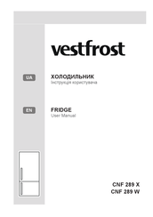 Vestfrost CNF 289 X User Manual