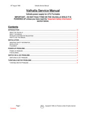 Linn Valhalla Service Manual