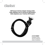 Clarion CCUXM1 Installation Manual