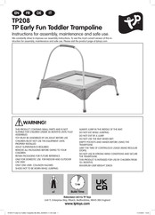 TP Toys Early Fun TP208 Instructions For Assembly, Maintenance And Safe Use