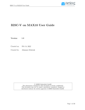 Aries Embedded RISC-V on MAX10 User Manual
