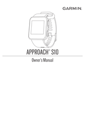 Garmin Approach S10 Owner's Manual