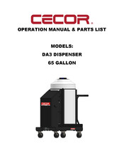 CECOR DA3 Operations Manual & Parts List