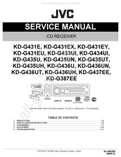 JVC KD-G435UN Service Manual
