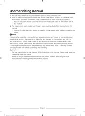 Samsung RB46TS User Servicing Manual