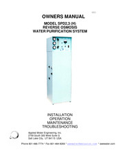 AWE SPD2H Owner's Manual