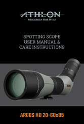 Athlon ARGOS HD 20 User Manual / Care Instructions