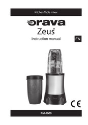 Orava Zeus RM-1000 Instruction Manual