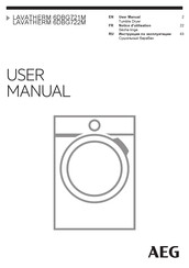 AEG LAVATHERM 6DBG722M User Manual