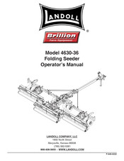 Landoll BRILLION 4630-36 Operator's Manual