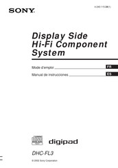 Sony DHC-FL3 Instruction Manual