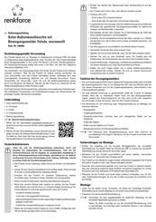 Renkforce 1400592 Operating Instructions Manual