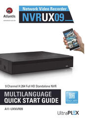 Atlantis A11-UXNVR09 Quick Start Manual