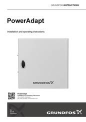 Grundfos PowerAdapt Installation And Operating Instructions Manual