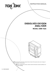 TOAD OBM-162A Instruction Manual