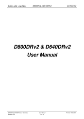 Displaze D800DRv2 User Manual