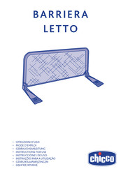 Chicco BARRIERA LETTO Instructions For Use Manual