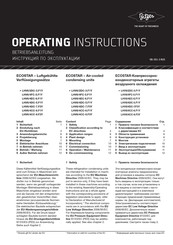 Biber ECOSTAR LHV6/4CC-9.F3Y Operating Instructions Manual
